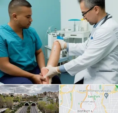 کلینیک زخم در یوسف آباد 