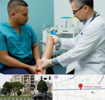 کلینیک زخم در میدان فردوسی تهران