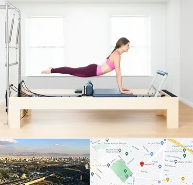 پیلاتس ریفورمر در هنگام 