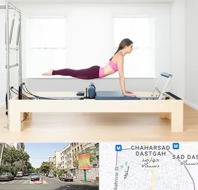 پیلاتس ریفورمر در چهارصد دستگاه 