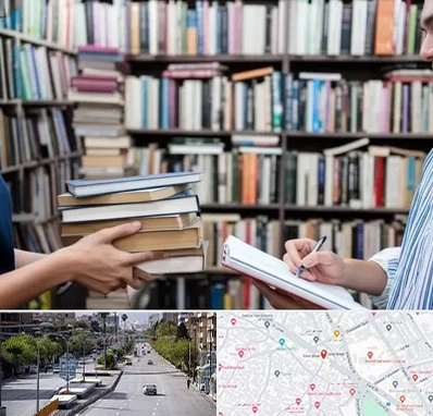 خریدار کتاب در خیابان زند شیراز 