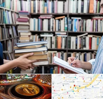 خریدار کتاب در میدان ولیعصر