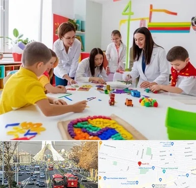 مدرسه اوتیسم در خیابان آزادی 