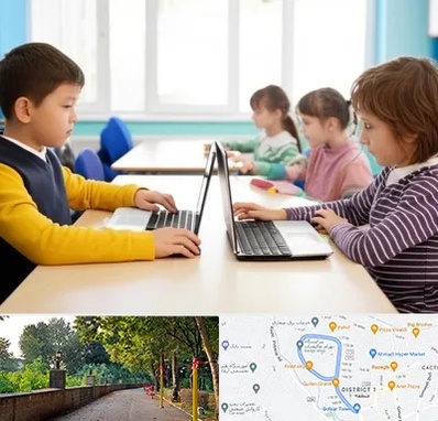 مدرسه نابینایان در فلکه گاز رشت