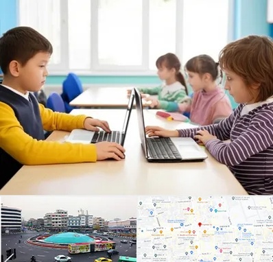 مدرسه نابینایان در میدان انقلاب 