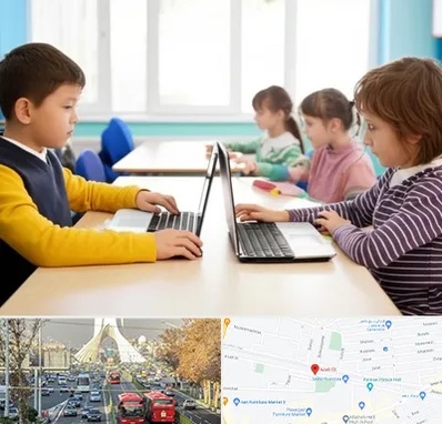 مدرسه نابینایان در خیابان آزادی 
