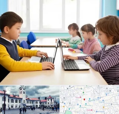 مدرسه نابینایان در میدان شهرداری رشت 