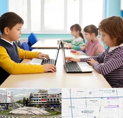 مدرسه نابینایان در مرکز تهران 