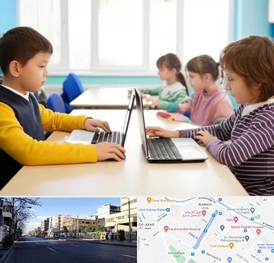 مدرسه نابینایان در خیابان ملاصدرا شیراز 