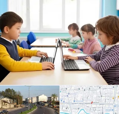 مدرسه نابینایان در ضیابری رشت 