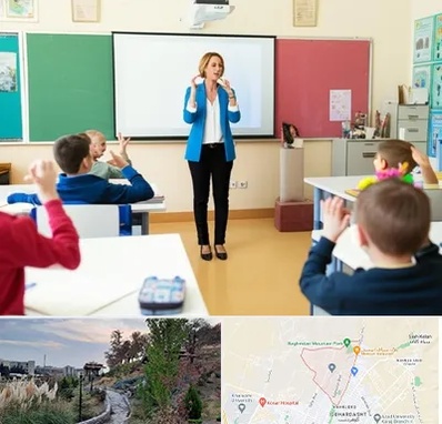 مدرسه ناشنوایان در باغستان کرج 