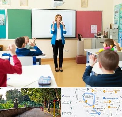 مدرسه ناشنوایان در فلکه گاز رشت 