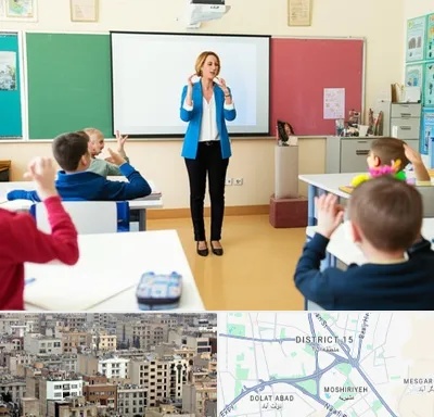 مدرسه ناشنوایان در جنوب شرق تهران