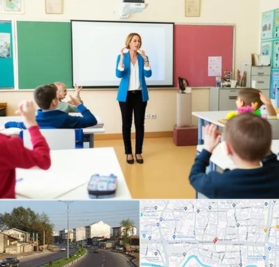 مدرسه ناشنوایان در ضیابری رشت 