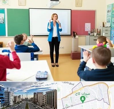 مدرسه ناشنوایان در سعادت آباد 