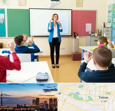 مدرسه ناشنوایان در غرب تهران 