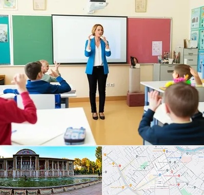 مدرسه ناشنوایان در عفیف آباد شیراز 