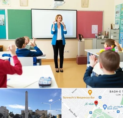 مدرسه ناشنوایان در فلکه گاز شیراز 