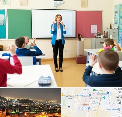 مدرسه ناشنوایان در مارلیک کرج 