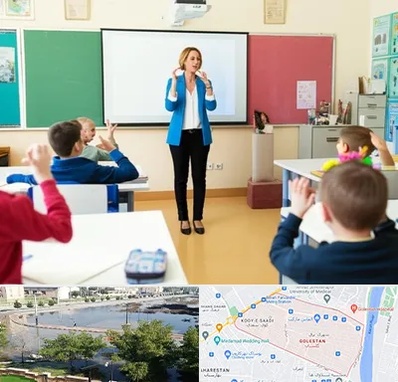 مدرسه ناشنوایان در گلستان اهواز 