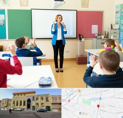 مدرسه ناشنوایان در زنبیل آباد قم 