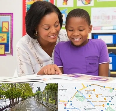 مدرسه اختلال یادگیری در خیابان ارم شیراز 