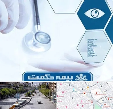 بیمه حکمت صبا در خیابان زند شیراز 