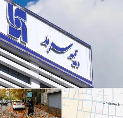 بیمه سرمد در خیابان فلسطین 