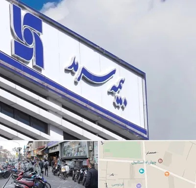 بیمه سرمد در چهارراه استانبول