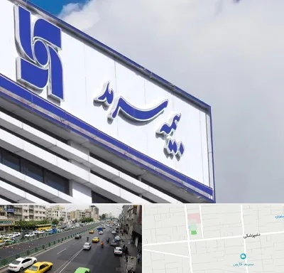 بیمه سرمد در خیابان دامپزشکی