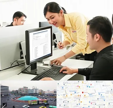 کافی نت ثبت نام لاتاری در میدان انقلاب 