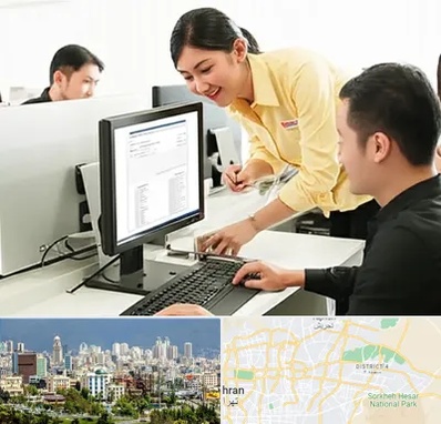 کافی نت ثبت نام لاتاری در شرق تهران 