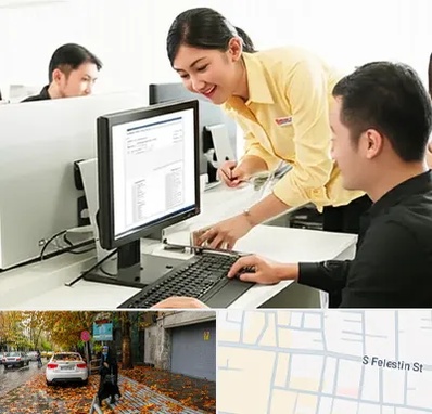 کافی نت ثبت نام لاتاری در خیابان فلسطین 