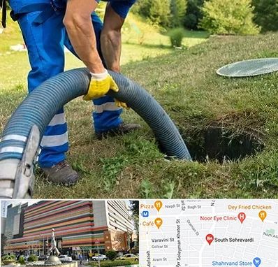 لوله کشی فاضلاب در سهروردی