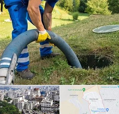 لوله کشی فاضلاب در ولنجک