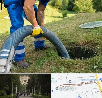 لوله کشی فاضلاب در بلوار معلم رشت