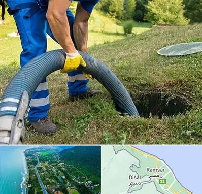 لوله کشی فاضلاب در رامسر