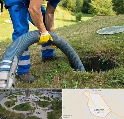 لوله کشی فاضلاب در ورامین