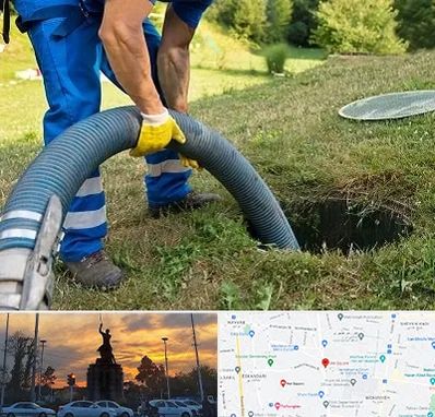 لوله کشی فاضلاب در میدان حر