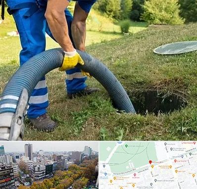 لوله کشی فاضلاب در بلوار کشاورز