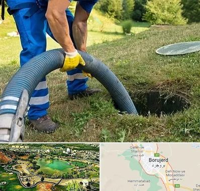 لوله کشی فاضلاب در بروجرد