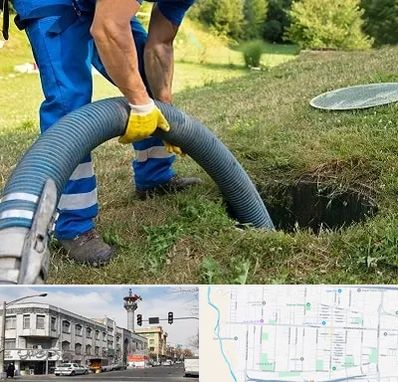 لوله کشی فاضلاب در 17شهریور