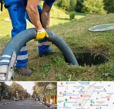 لوله کشی فاضلاب در شریعتی