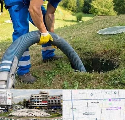 لوله کشی فاضلاب در مرکز تهران