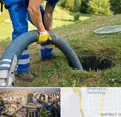 لوله کشی فاضلاب در استاد معین