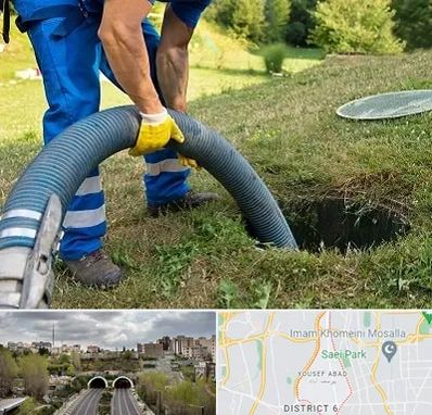 لوله کشی فاضلاب در یوسف آباد