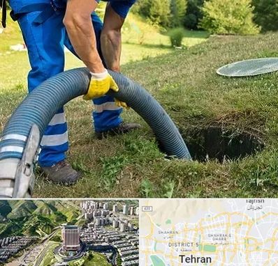 لوله کشی فاضلاب در شمال تهران