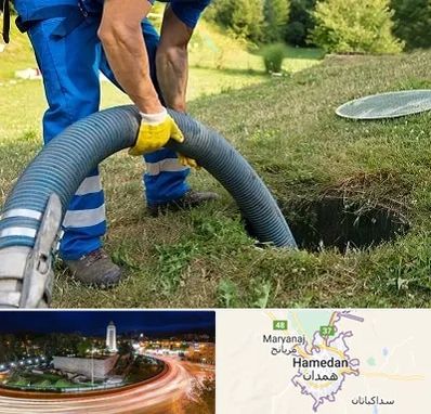 لوله کشی فاضلاب در همدان