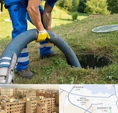 لوله کشی فاضلاب در جنوب غرب تهران