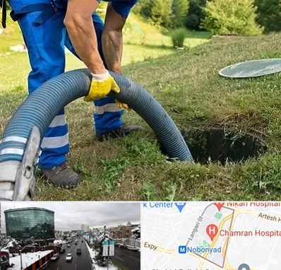 لوله کشی فاضلاب در اقدسیه